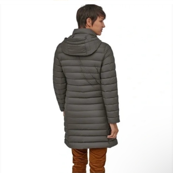 Patagonia silent down parka jacket in forge grey - Picture 2 of 6